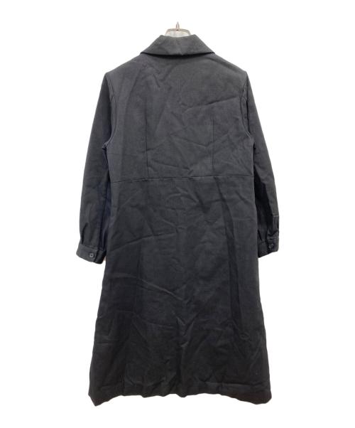 YAECA（ヤエカ）YAECA (ヤエカ) ウールリネンチェスターコート ブラック サイズ:Sの古着・服飾アイテム