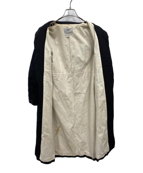 YAECA（ヤエカ）YAECA (ヤエカ) ウールリネンチェスターコート ブラック サイズ:Sの古着・服飾アイテム