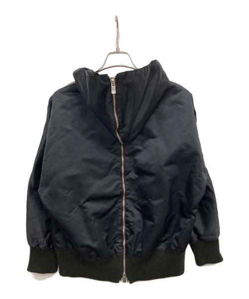LIMI feu（リミフゥ）LIMI feu (リミフゥ) デザインブルゾン ブラック サイズ:Sの古着・服飾アイテム