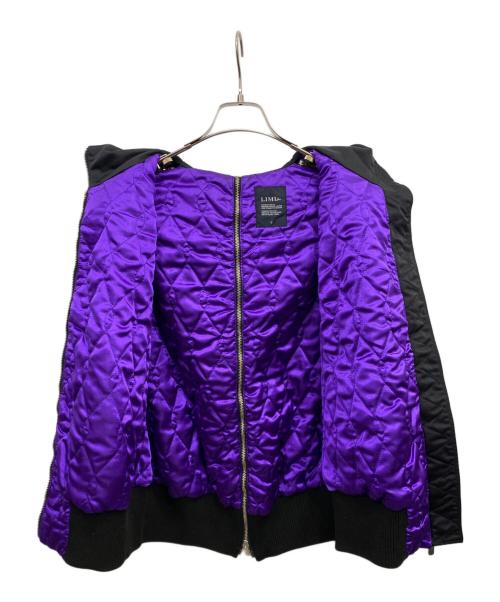 LIMI feu（リミフゥ）LIMI feu (リミフゥ) デザインブルゾン ブラック サイズ:Sの古着・服飾アイテム