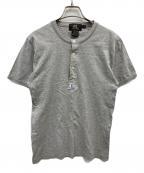 RRLダブルアールエル）の古着「ヘンリーネックカットソー」｜グレー