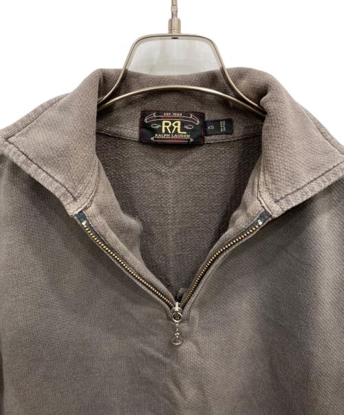 RRL（ダブルアールエル）RRL (ダブルアールエル) ハーフジップスウェット グレー サイズ:XSの古着・服飾アイテム