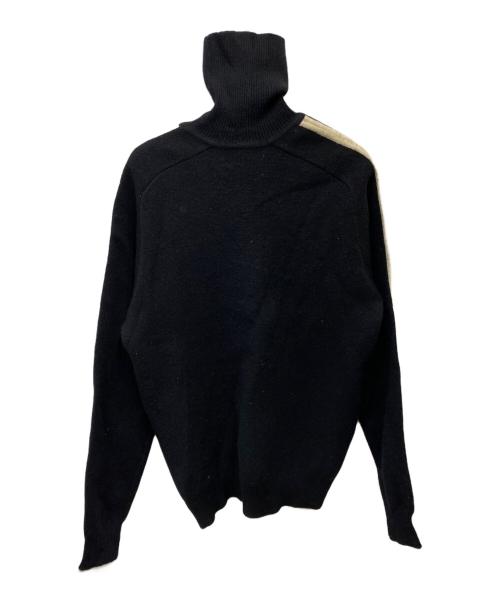 RRL（ダブルアールエル）RRL (ダブルアールエル) フリーダムスリーブサイドラインニット ブラック サイズ:Sの古着・服飾アイテム