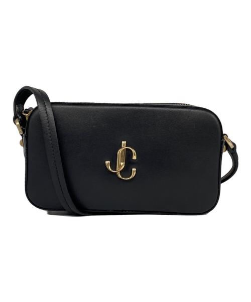 JIMMY CHOO（ジミーチュウ）JIMMY CHOO (ジミーチュウ) HALE Cross Body Bag ブラックの古着・服飾アイテム