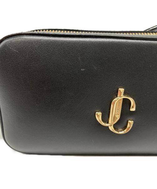 JIMMY CHOO（ジミーチュウ）JIMMY CHOO (ジミーチュウ) HALE Cross Body Bag ブラックの古着・服飾アイテム
