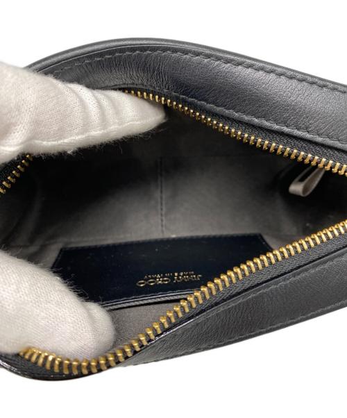 JIMMY CHOO（ジミーチュウ）JIMMY CHOO (ジミーチュウ) HALE Cross Body Bag ブラックの古着・服飾アイテム