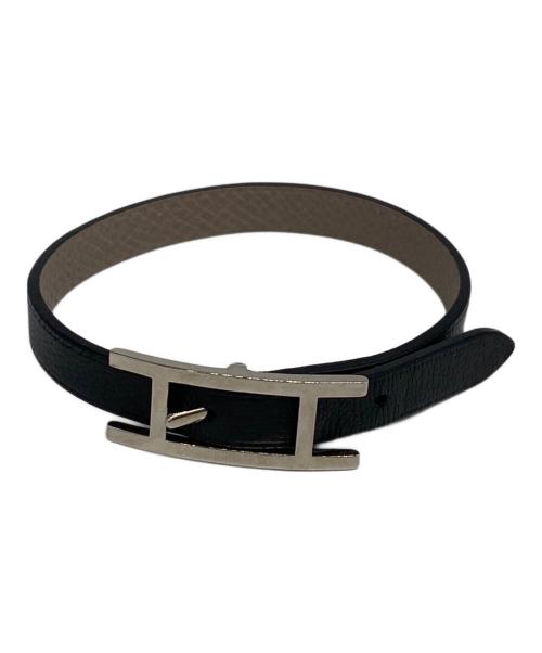 HERMES（エルメス）HERMES (エルメス) アピ ブレスレット ブラックの古着・服飾アイテム