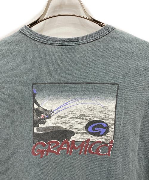 GRAMICCI（グラミチ）GRAMICCI (グラミチ) プリントTシャツ ブルー サイズ:Mの古着・服飾アイテム