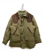 GRIZZZLY DOWNグリズリーダウン）の古着「ハンティングダウンジャケット」｜ブラウン×グリーン