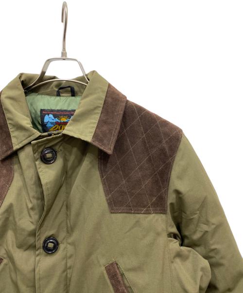 GRIZZZLY DOWN（グリズリーダウン）Grizzzly DOWN (グリズリーダウン) ハンティングダウンジャケット ブラウン×グリーン サイズ:Mの古着・服飾アイテム