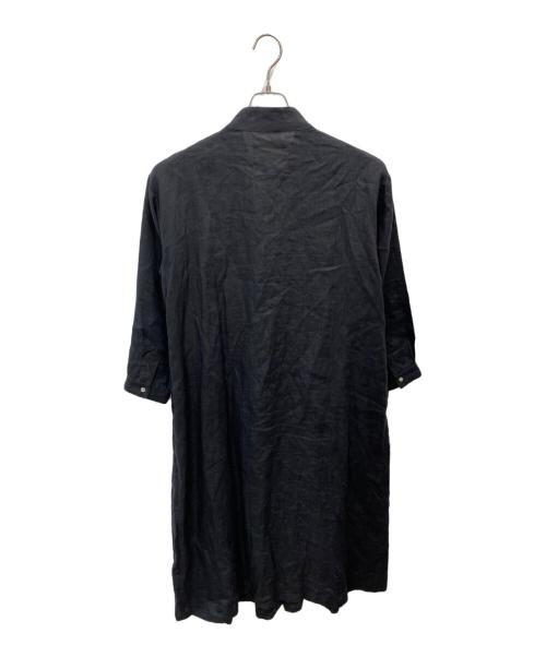 08MAB（ゼロハチマブ）08MAB (ゼロハチマブ) リネンワンピース ブラック サイズ:ＦＲＥＥの古着・服飾アイテム