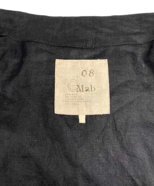 08MAB（ゼロハチマブ）08MAB (ゼロハチマブ) リネンワンピース ブラック サイズ:ＦＲＥＥの古着・服飾アイテム