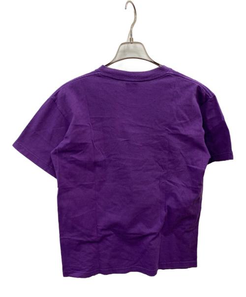 stussy（ステューシー）stussy (ステューシー) SSリンクロゴプリントTシャツ パープル サイズ:Ｍの古着・服飾アイテム