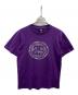 stussy（ステューシー）の古着「SSリンクロゴプリントTシャツ」｜パープル