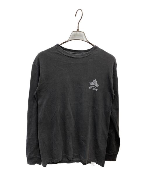 stussy（ステューシー）stussy (ステューシー) クローバーモチーフ ロングスリーブカットソー グレー サイズ:ｓの古着・服飾アイテム