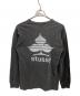 stussy (ステューシー) クローバーモチーフ ロングスリーブカットソー グレー サイズ:ｓ：5000円