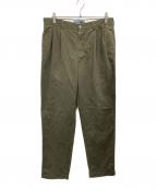 POLO RALPH LAURENポロ・ラルフローレン）の古着「ツータックパンツ」｜ブラウン
