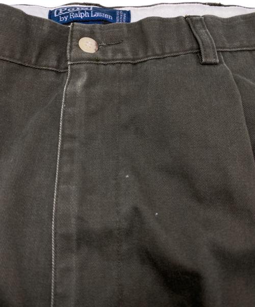 POLO RALPH LAUREN（ポロ・ラルフローレン）POLO RALPH LAUREN (ポロ・ラルフローレン) ツータックパンツ ブラウン サイズ:W36の古着・服飾アイテム