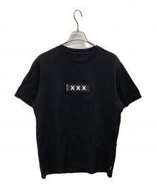 GOD SELECTION XXX（ゴッドセレクショントリプルエックス）の古着「プリントTシャツ」｜ブラック