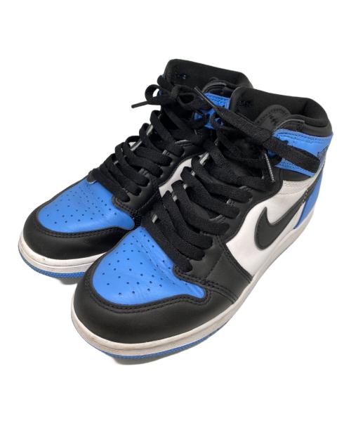 NIKE（ナイキ）NIKE (ナイキ) GS Air Jordan 1 Retro High OG ブルー サイズ:23.5㎝の古着・服飾アイテム