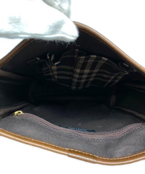 BURBERRY BLACK LABEL（バーバリーブラックレーベル）BURBERRY BLACK LABEL (バーバリーブラックレーベル) ショルダーバッグ カーキ×ブラウンの古着・服飾アイテム