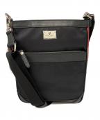 BLACK LABEL CRESTBRIDGEブラックレーベル クレストブリッジ）の古着「ショルダーバッグ」｜ブラック×レッド