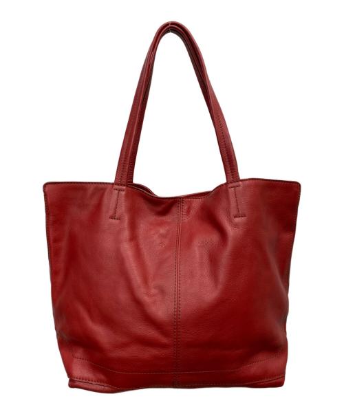 BURBERRY BLUE LABEL（バーバリーロンドンブルーレーベル）BURBERRY BLUE LABEL (バーバリーロンドンブルーレーベル) トートバッグ レッドの古着・服飾アイテム