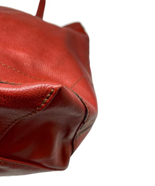 BURBERRY BLUE LABEL（バーバリーロンドンブルーレーベル）BURBERRY BLUE LABEL (バーバリーロンドンブルーレーベル) トートバッグ レッドの古着・服飾アイテム