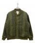 MISTER GENTLE MAN（ミスタージェントルマン）の古着「パイソン柄ジャガードMA-1ジャケット」｜カーキ