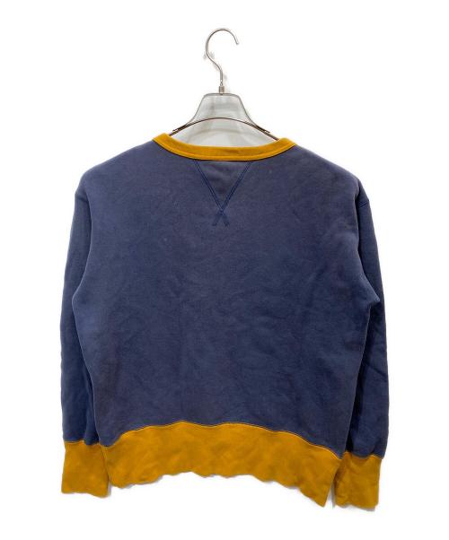 Champion（チャンピオン）Champion (チャンピオン) 両Vツートンスウェット ネイビー×イエロー サイズ:Lの古着・服飾アイテム