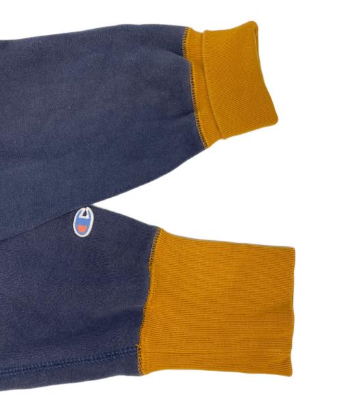 Champion（チャンピオン）Champion (チャンピオン) 両Vツートンスウェット ネイビー×イエロー サイズ:Lの古着・服飾アイテム