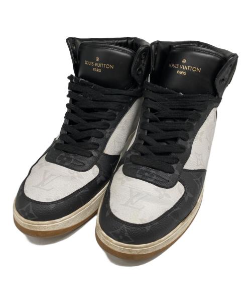 LOUIS VUITTON（ルイ ヴィトン）LOUIS VUITTON (ルイ ヴィトン) RIVOLI SNEAKER BOOT ブラウン サイズ:6　1/2の古着・服飾アイテム