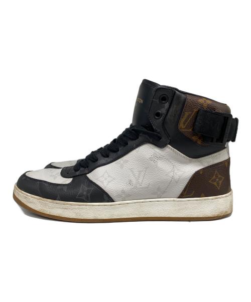 LOUIS VUITTON（ルイ ヴィトン）LOUIS VUITTON (ルイ ヴィトン) RIVOLI SNEAKER BOOT ブラウン サイズ:6　1/2の古着・服飾アイテム