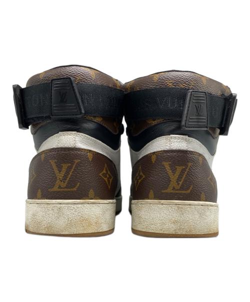 LOUIS VUITTON（ルイ ヴィトン）LOUIS VUITTON (ルイ ヴィトン) RIVOLI SNEAKER BOOT ブラウン サイズ:6　1/2の古着・服飾アイテム