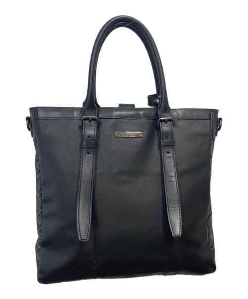 BURBERRY BLACK LABEL（バーバリーブラックレーベル）BURBERRY BLACK LABEL (バーバリーブラックレーベル) ハンドバッグ ブラックの古着・服飾アイテム