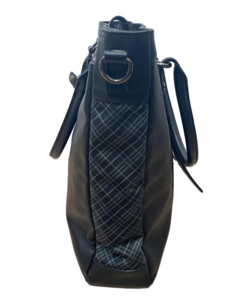 BURBERRY BLACK LABEL（バーバリーブラックレーベル）BURBERRY BLACK LABEL (バーバリーブラックレーベル) ハンドバッグ ブラックの古着・服飾アイテム