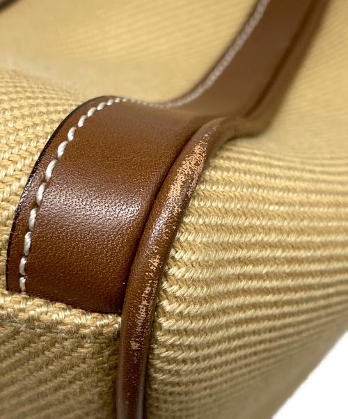 BURBERRY BLUE LABEL（バーバリー ブルー レーベル）BURBERRY BLUE LABEL (バーバリーロンドンブルーレーベル) キャンバスハンドバッグ ブラウンの古着・服飾アイテム