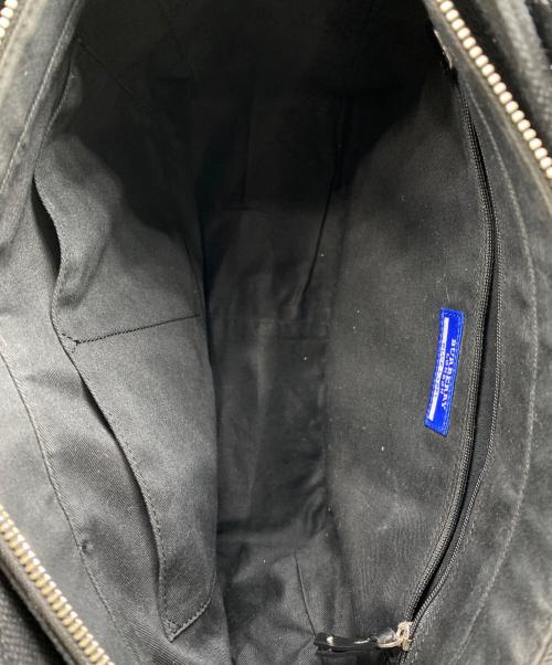 BURBERRY BLUE LABEL（バーバリーロンドンブルーレーベル）BURBERRY BLUE LABEL (バーバリーロンドンブルーレーベル) キャンバスハンドバッグ ブラックの古着・服飾アイテム