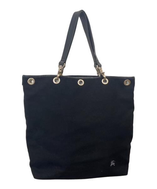 BURBERRY BLUE LABEL（バーバリーロンドンブルーレーベル）BURBERRY BLUE LABEL (バーバリーロンドンブルーレーベル) ハンドバッグ ブラックの古着・服飾アイテム
