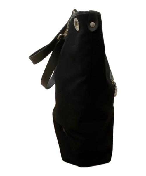 BURBERRY BLUE LABEL（バーバリーロンドンブルーレーベル）BURBERRY BLUE LABEL (バーバリーロンドンブルーレーベル) ハンドバッグ ブラックの古着・服飾アイテム