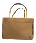 BURBERRY BLUE LABELバーバリーロンドンブルーレーベル）の古着「ハンドバッグ」｜ブラウン