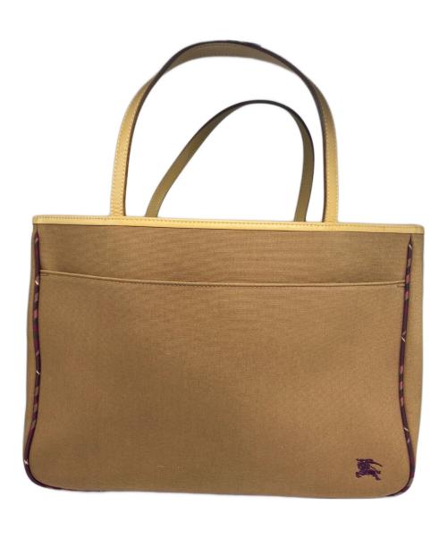 BURBERRY BLUE LABEL（バーバリーロンドンブルーレーベル）BURBERRY BLUE LABEL (バーバリーロンドンブルーレーベル) ハンドバッグ ブラウンの古着・服飾アイテム