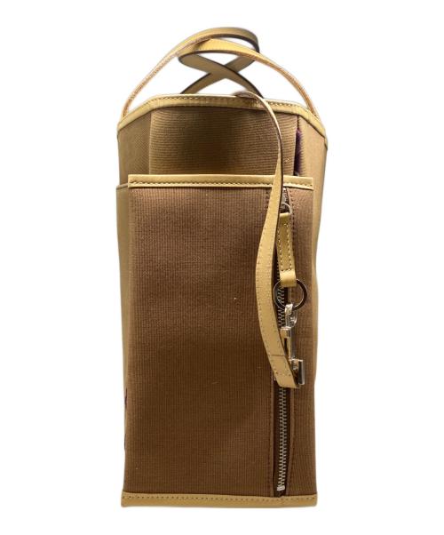 BURBERRY BLUE LABEL（バーバリーロンドンブルーレーベル）BURBERRY BLUE LABEL (バーバリーロンドンブルーレーベル) ハンドバッグ ブラウンの古着・服飾アイテム