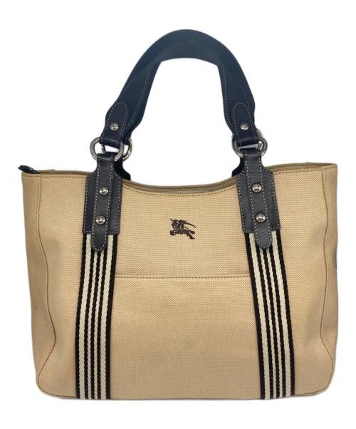 BURBERRY BLUE LABEL（バーバリーロンドンブルーレーベル）BURBERRY BLUE LABEL (バーバリーロンドンブルーレーベル) ハンドバッグ ブラウンの古着・服飾アイテム