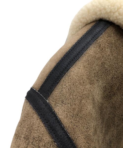AVIREX（アヴィレックス）AVIREX (アヴィレックス) B-3 ムートンジャケット ブラウン サイズ:42の古着・服飾アイテム