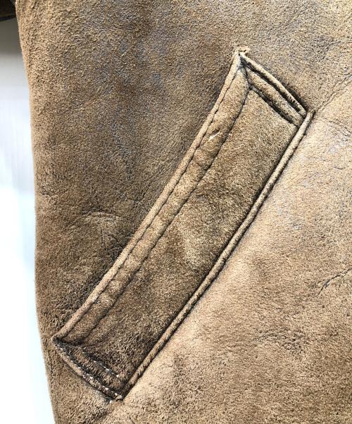 AVIREX（アヴィレックス）AVIREX (アヴィレックス) B-3 ムートンジャケット ブラウン サイズ:42の古着・服飾アイテム