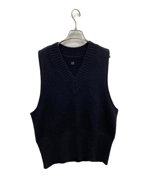Taiga Takahashi（タイガ タカハシ）Taiga Takahashi (タイガ タカハシ) VARSITY LETTERMAN VEST ブラック サイズ:40の古着・服飾アイテム