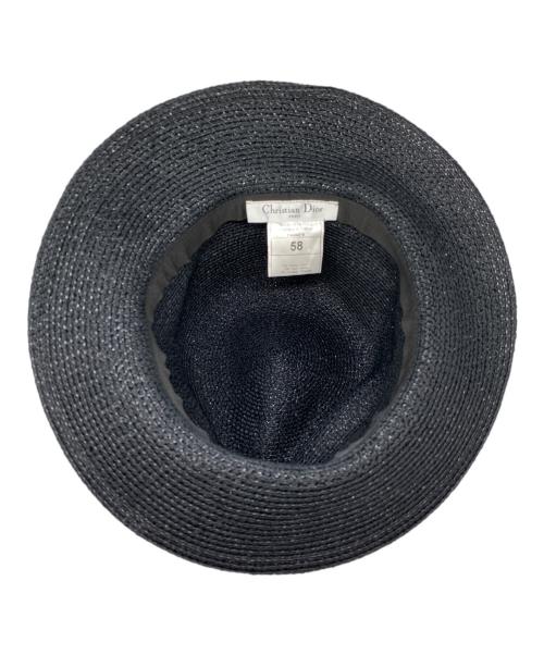 Christian Dior（クリスチャン ディオール）Christian Dior (クリスチャン ディオール) ハット ブラック サイズ:58の古着・服飾アイテム