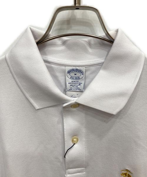 BROOKS BROTHERS（ブルックスブラザーズ）BROOKS BROTHERS (ブルックスブラザーズ) ポロシャツ ホワイト サイズ:Mの古着・服飾アイテム