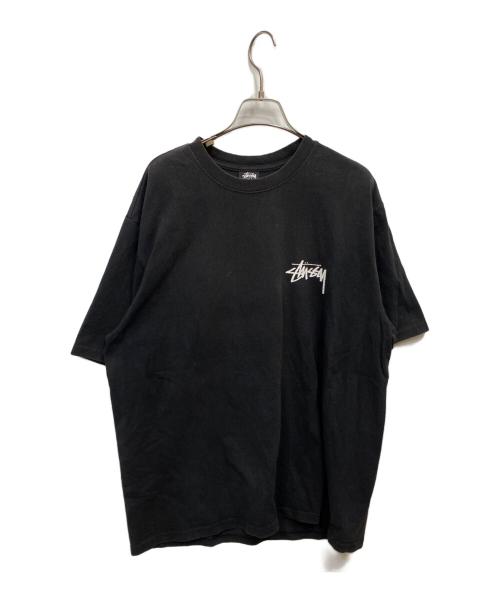 stussy（ステューシー）stussy (ステューシー) プリントTシャツ ブラック サイズ:Ｌの古着・服飾アイテム
